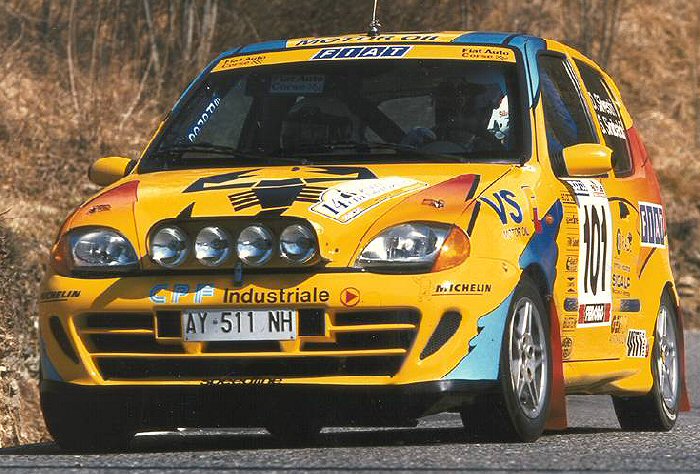 Sei Trofeo Rally in the Italian Alps - Image courtesy of Fiat Publicity 