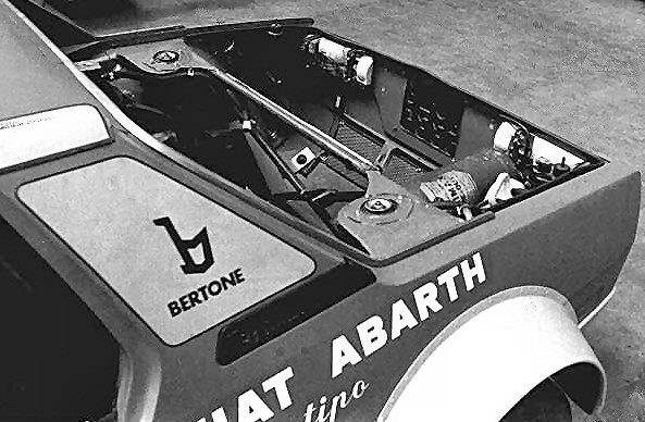 TOL 65336 engine bay Abarth Works 1973